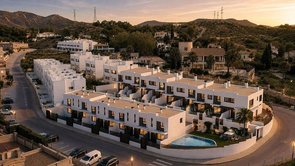 Extérieur - Contemporary Adjoined Villa with Pool in Benajarafe