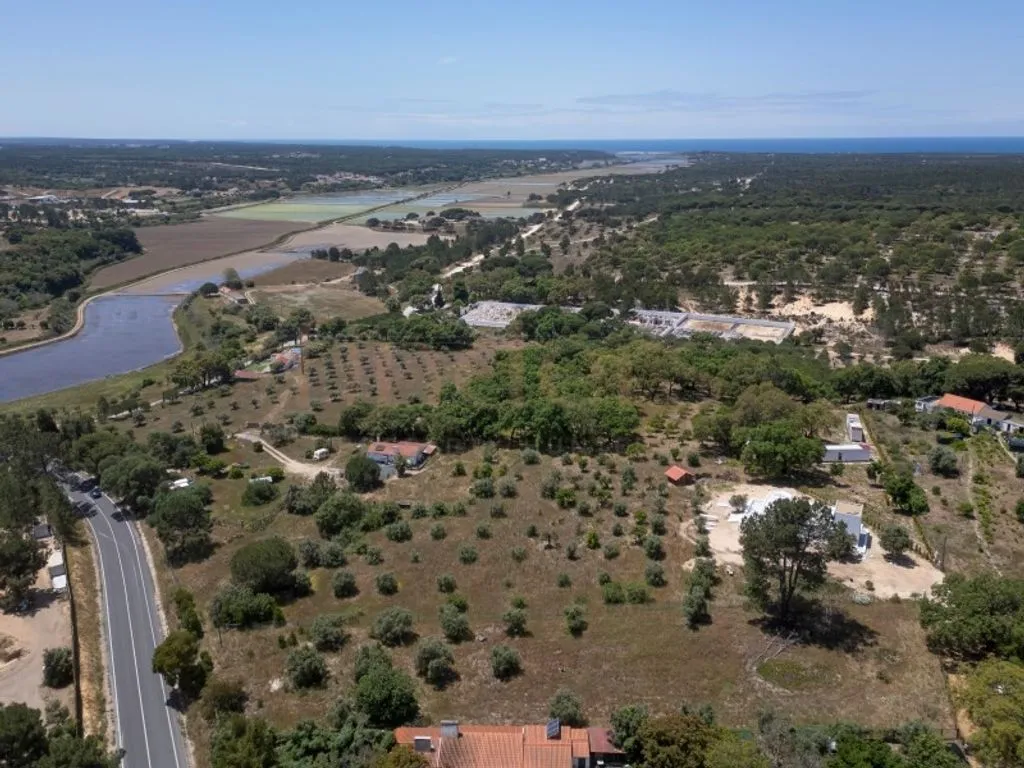 Vue aérienne - Development Land with Approved PIP in Melides
