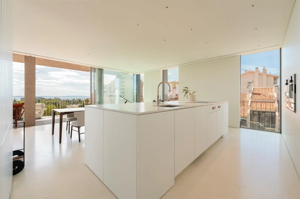 Cucina - Penthouse with Panoramic Sea View in Cascais