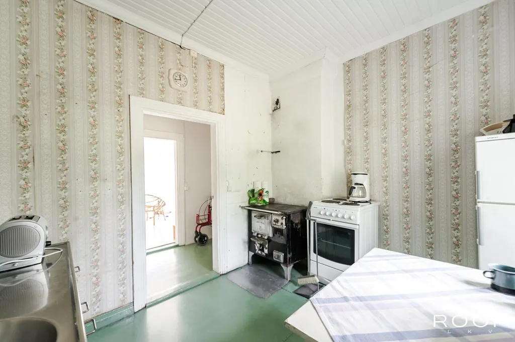 Köök - 1930s Cottage with Rantasauna by Sääksjärvi