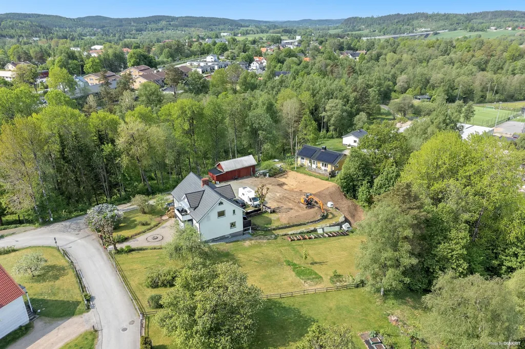 Õhuvaade - Central Plot for Villa in Bollebygd
