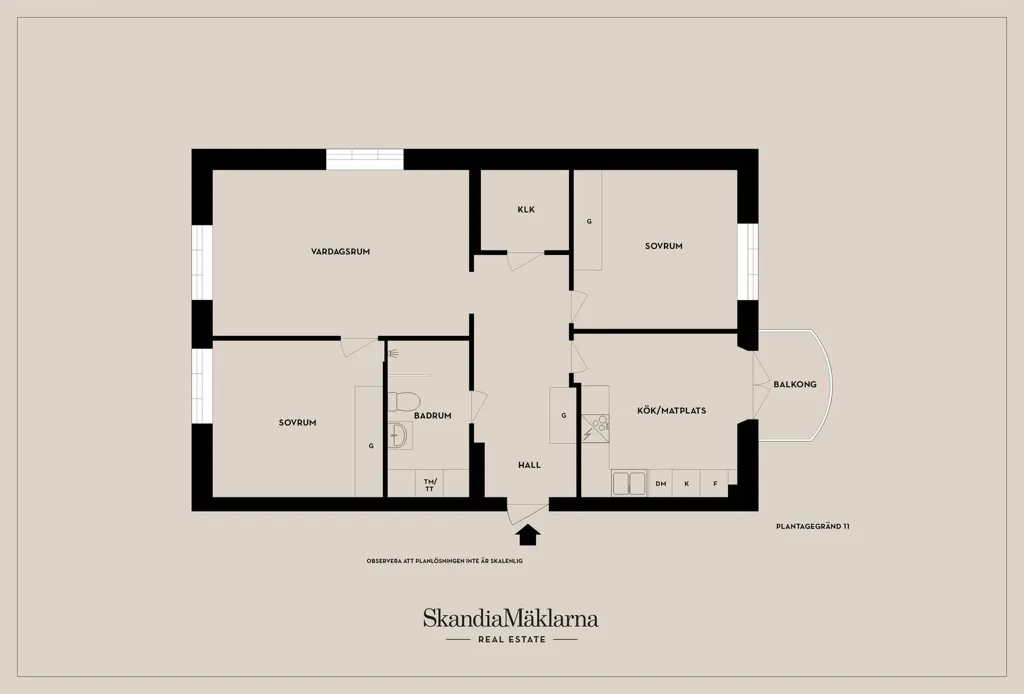 Plan - Jugendstil Apartment with Vättern View in Jönköping