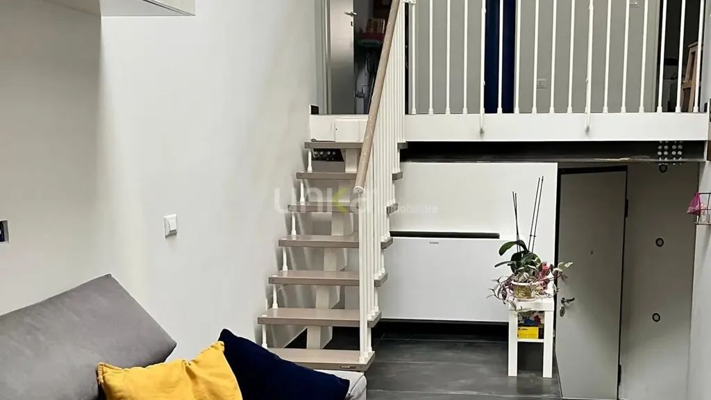 Living Room - Modernised Apartment with Terrace in Jesi