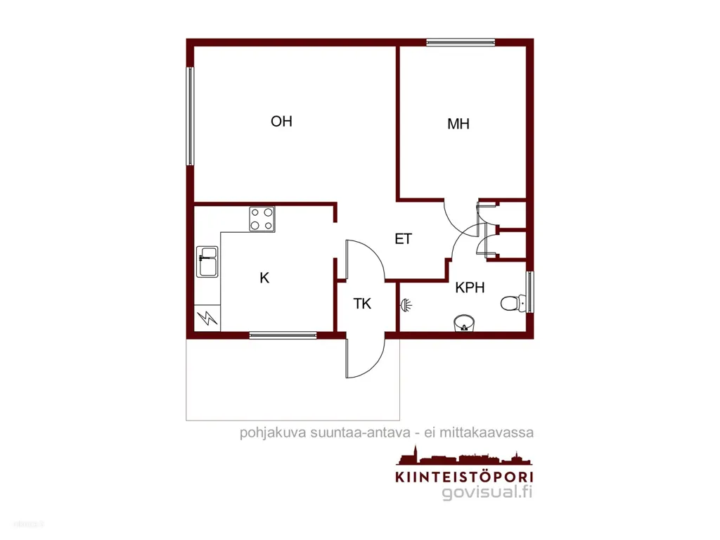 Plaan - Two Detached Cottages with Garden in Toejoki, Pori