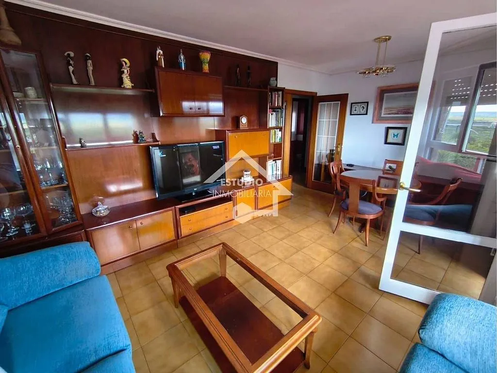 Séjour - House with Terrace and Garage in Mendavia