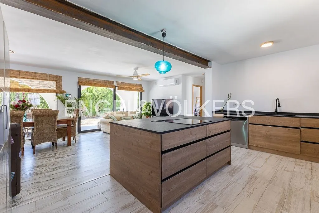 Köök - Mediterranean Villa with Sea View in Denia
