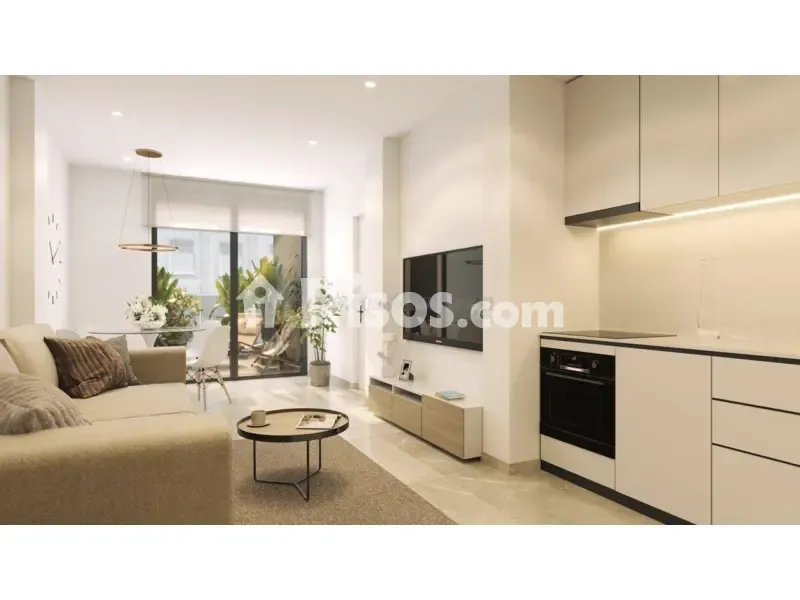 Living Room - New Apartment with Pool in Playa Acequion