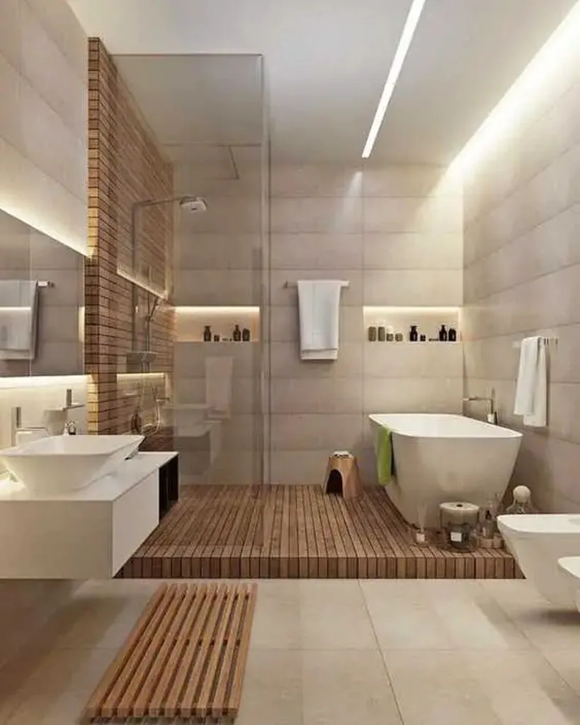 Salles de bain - Duplex de Luxe avec Terrasses Panoramiques à Paris