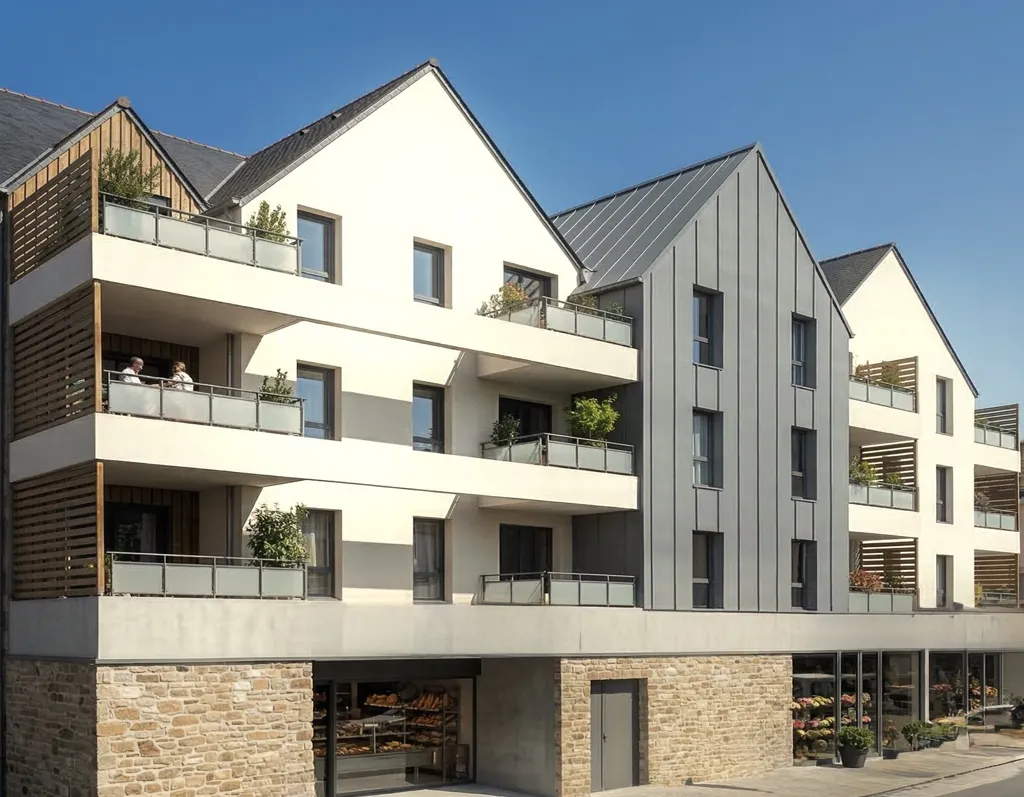 Duplex avec terrasse à Tregastel près de la Baie de Sainte Anne