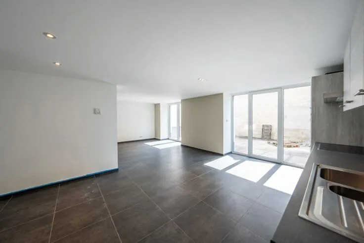 Köök - Modern Flat with Terrace in Bertrix