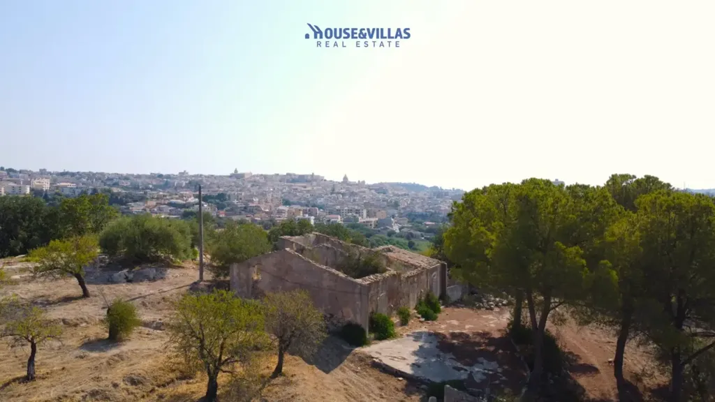 Vue aérienne - Rustic Casale with Panoramic Sea View near Noto