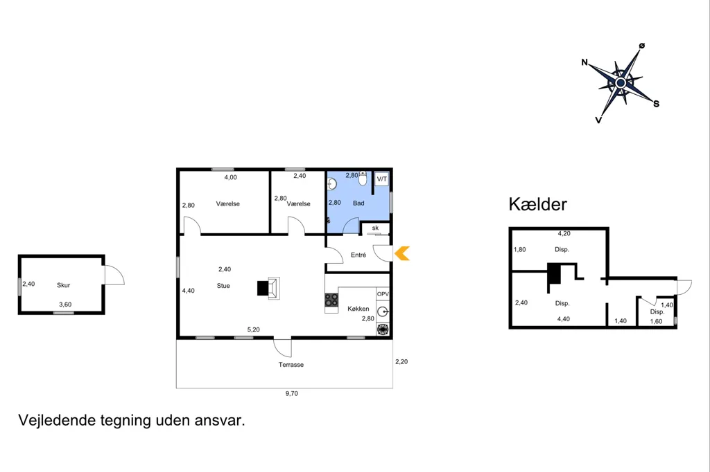 Plan - Modern Villa with Garden in Græsted