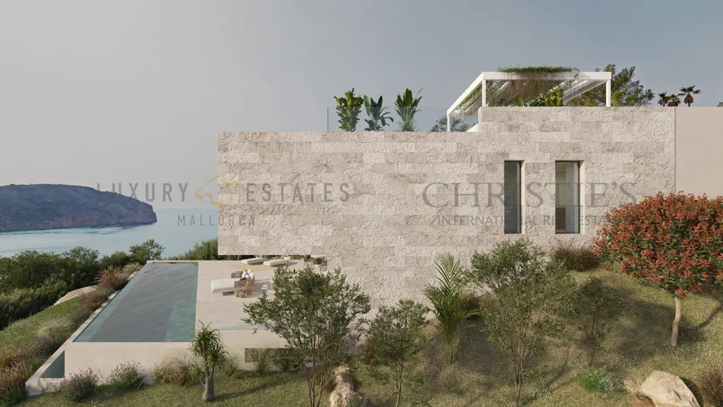 Extérieur - Newly Built Villa with Ocean Views in Camp de Mar