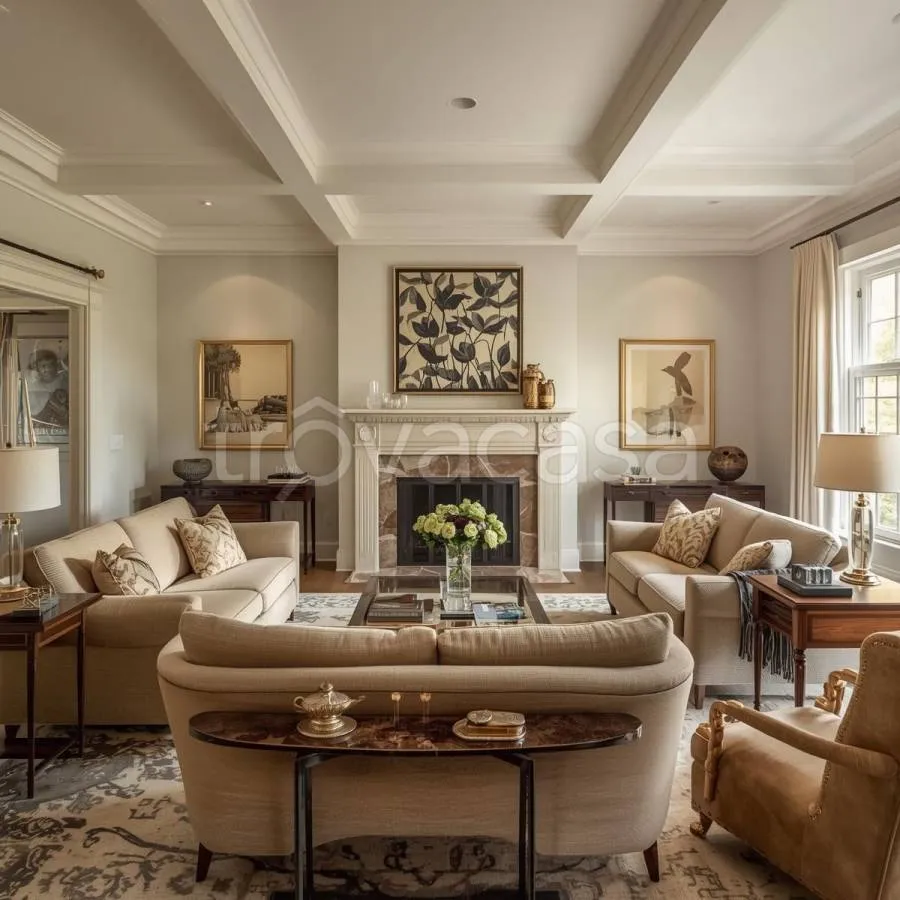 Living Room - Auctioned Apartment with Garden in Sant'Ippolito