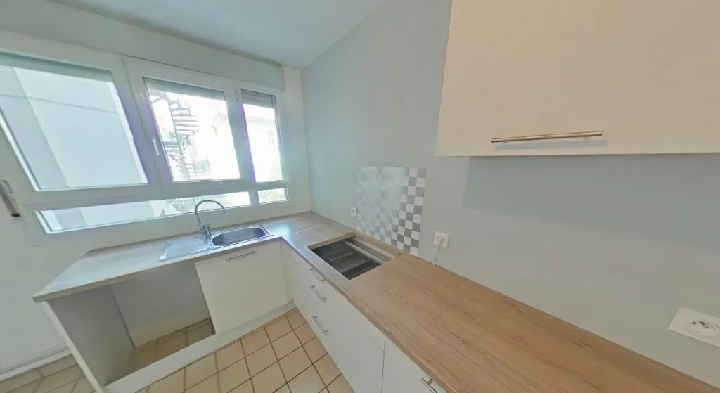 Cuisine - Appartement avec Balcon au Quartier Masséna à Lyon