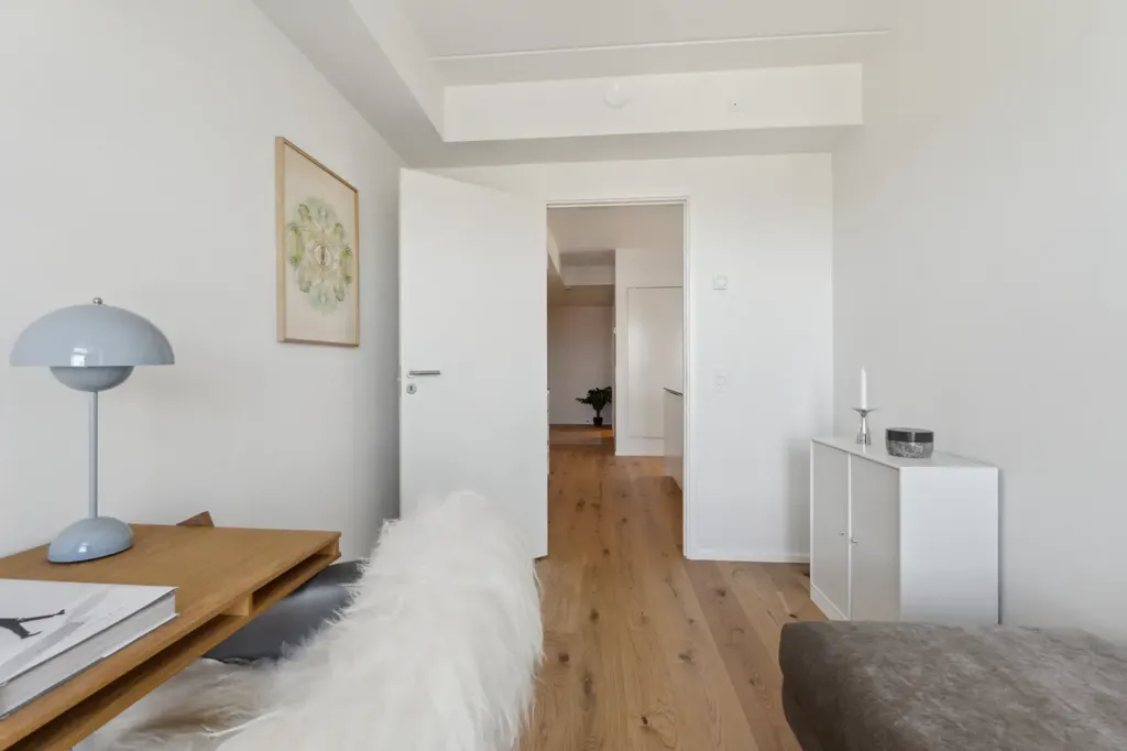 Wohnzimmer - Modern Flat with Balcony in Odense C