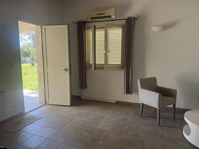 Living Room - Mini-villa with Constructible Land near Bonifacio