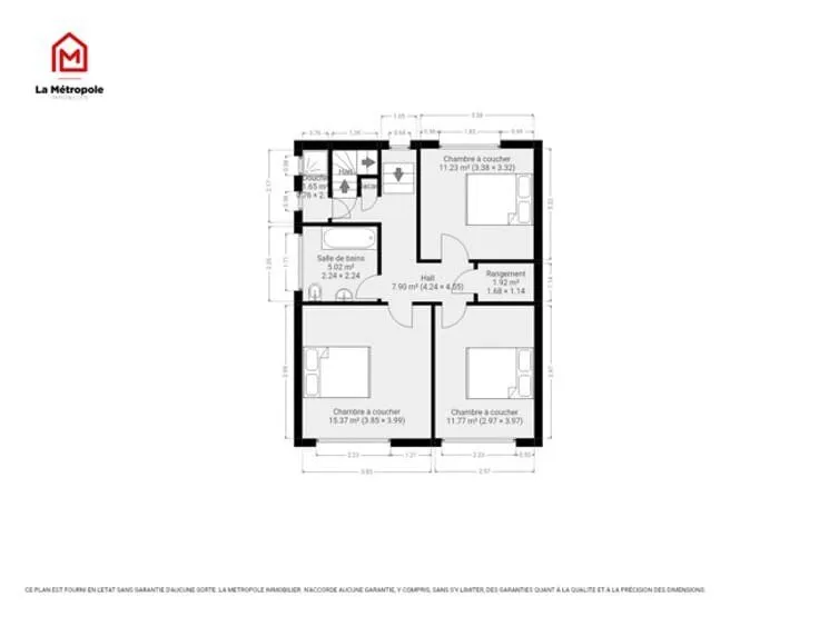 Plaan - Three-Faced House with Garden and Garage