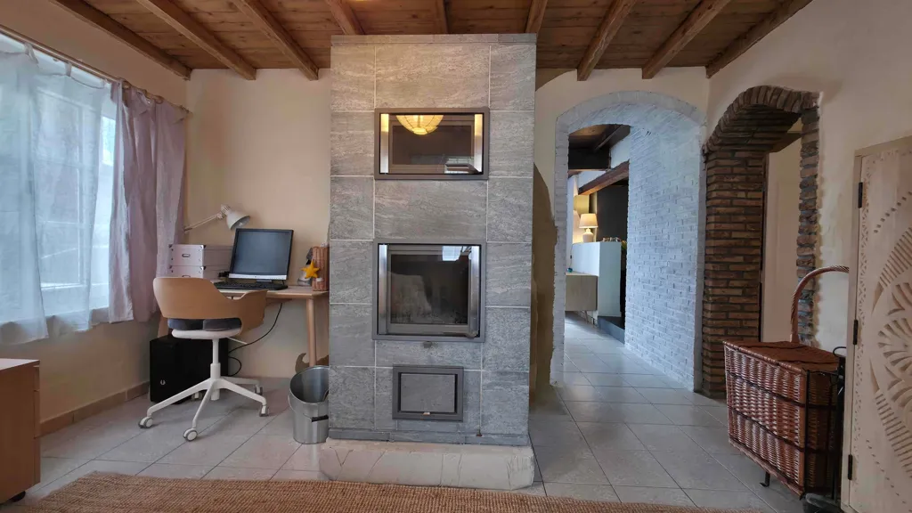 Séjour - Maison Rénovée avec Vue Panoramique à Vollezele