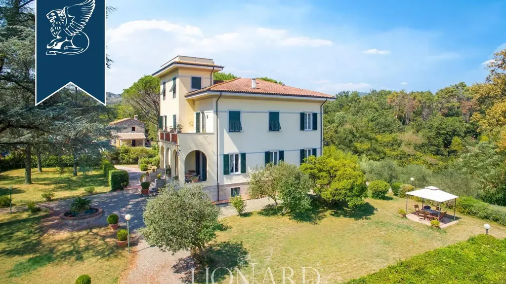 Vue aérienne - Luxury Villa with Panoramic Tower near Lucca