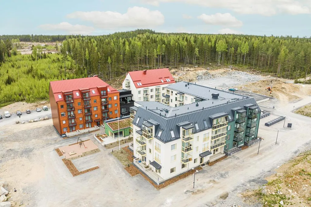 Õhuvaade - Modern Studio with Balcony in Lamminrakka