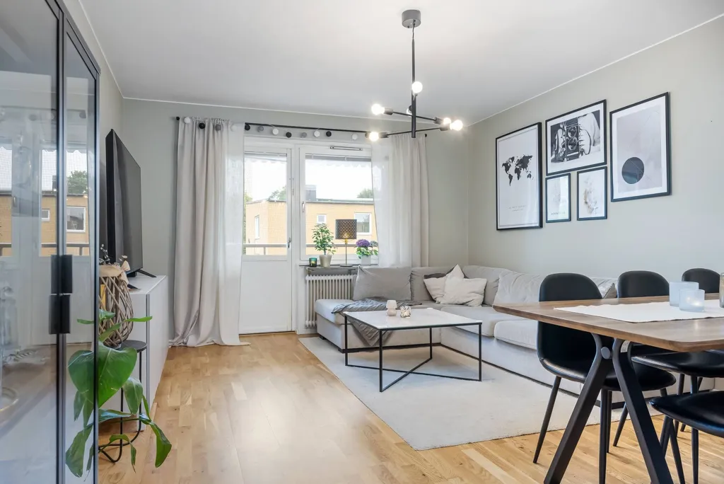 Soggiorno - Renovated Flat with Balcony in Norrköping