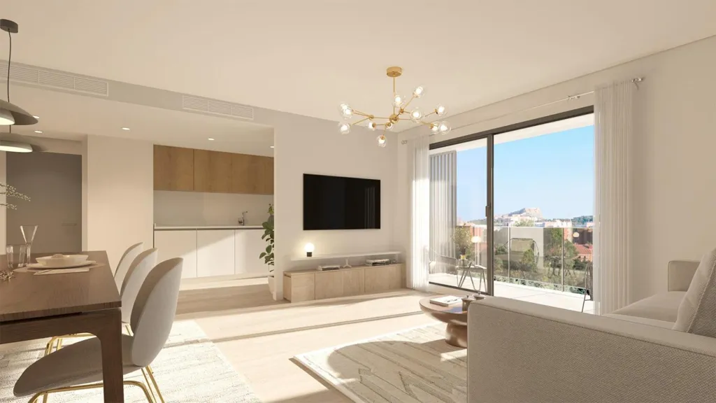 Soggiorno - Apartment with Pool in San Agustín, Alicante