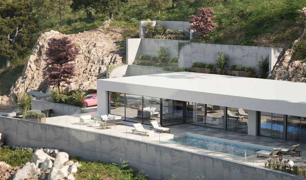Piscine - Luxury Villa with Sea View in Marbella