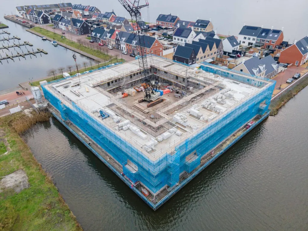 Õhuvaade - Waterfront Apartments in Blauwestad, Oldambt