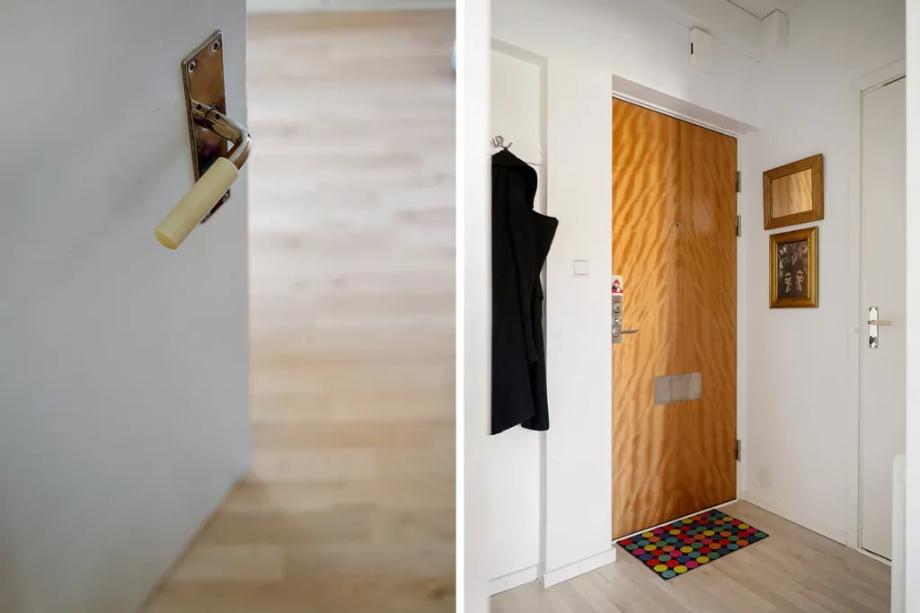 Entrée - Flat with Park View in Malmö's Slottstaden