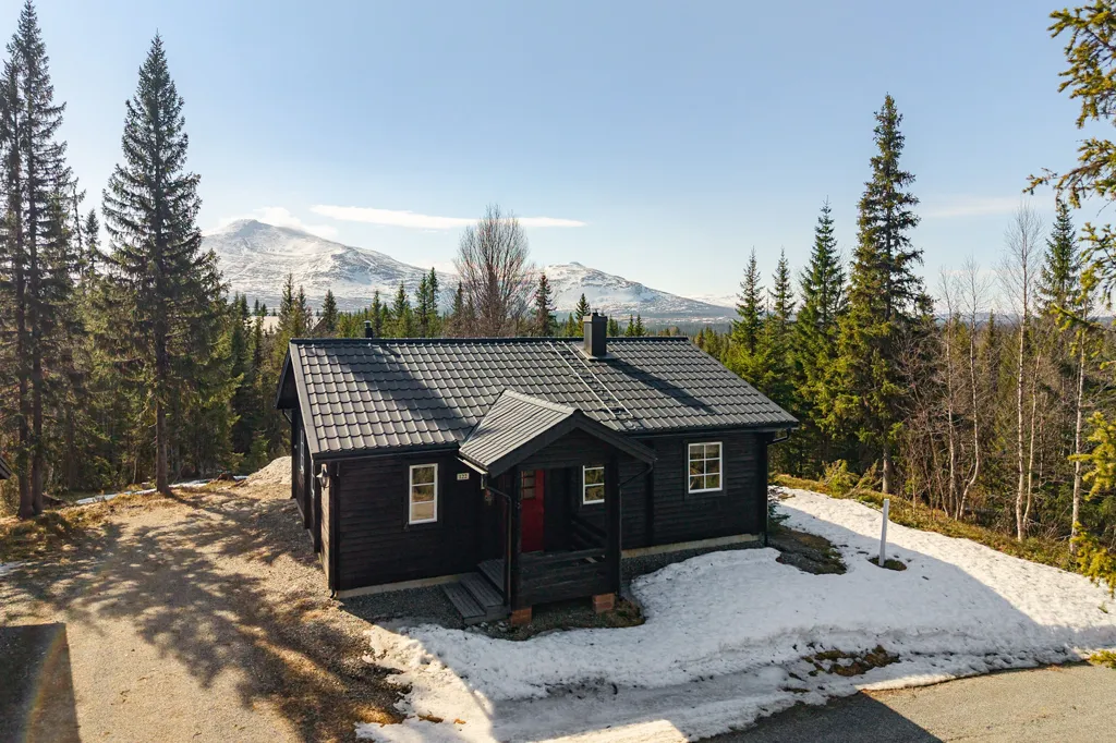 Vue aérienne - Cottage with Ski Trails in Jämtland