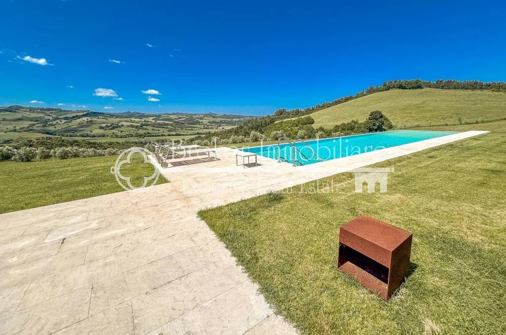 Piscine - Luxury Villa with Infinity Pool in Volterra, Tuscany