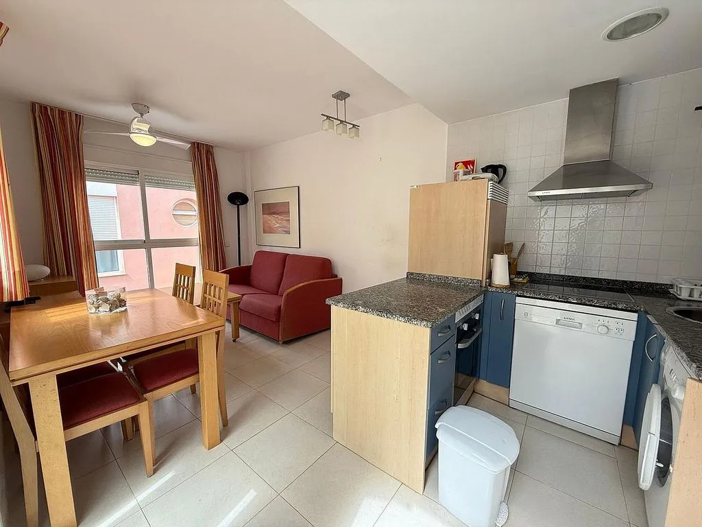Köök - Apartment with Solarium and Pool in Vera Playa