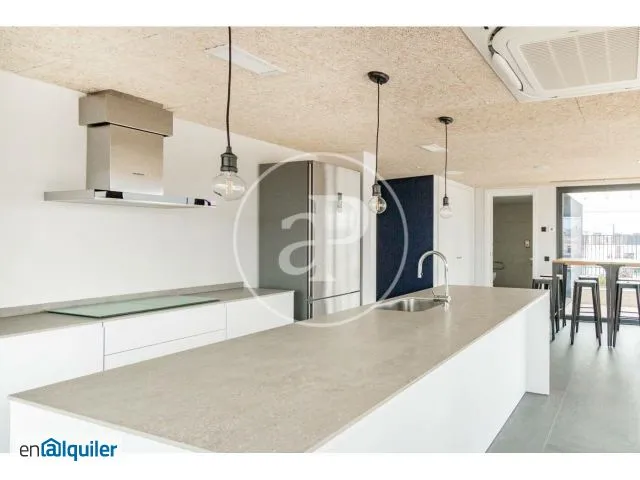 Köök - Modern Flat with Pool in Arganzuela, Madrid