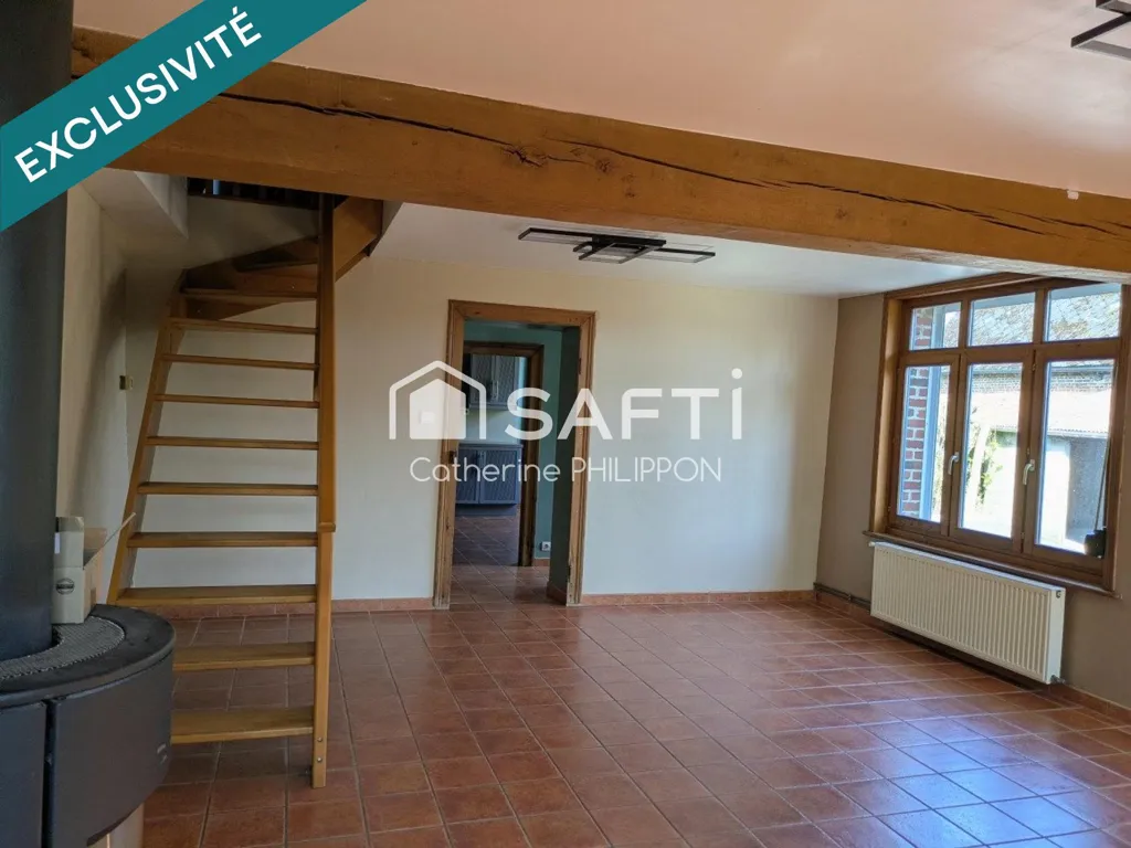 Soggiorno - Charming Longère with Garden in Avesnois