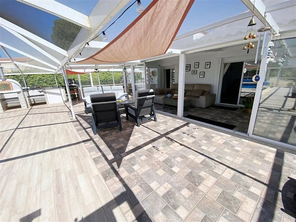 Terrasse - Modern Chalet with Pool and Terrace in Huércal-Overa