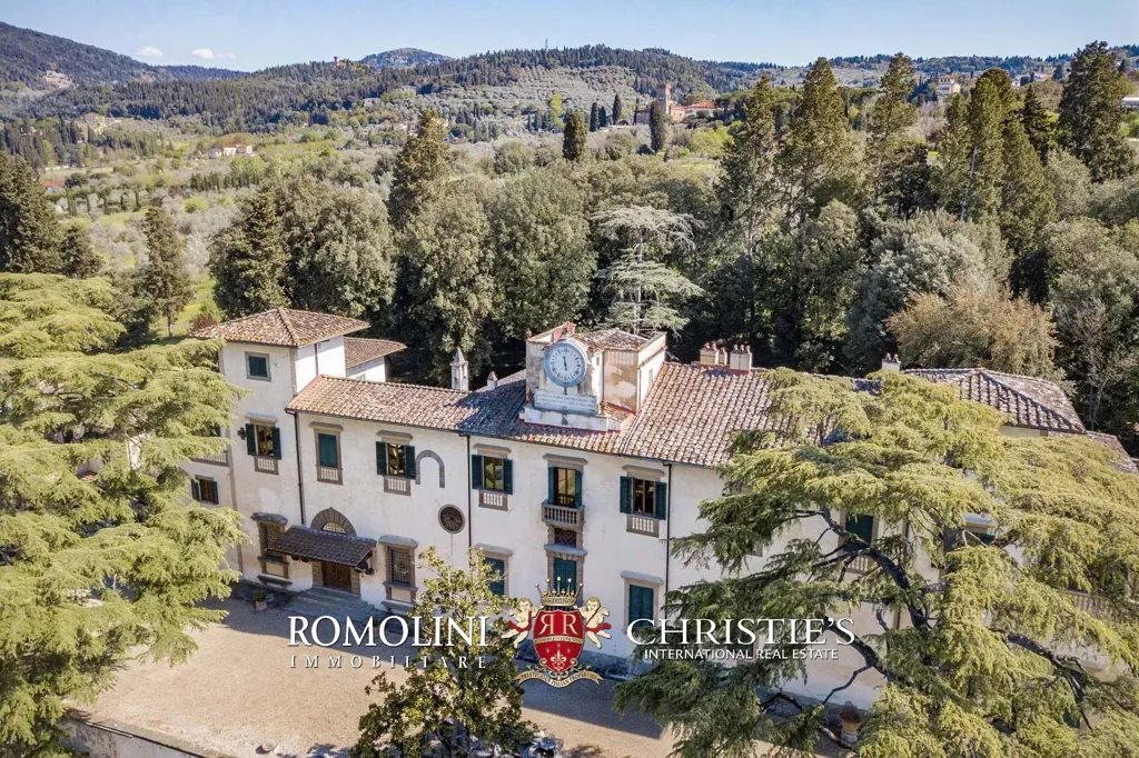 Vue aérienne - Historic Villa with Panoramic Views near Florence