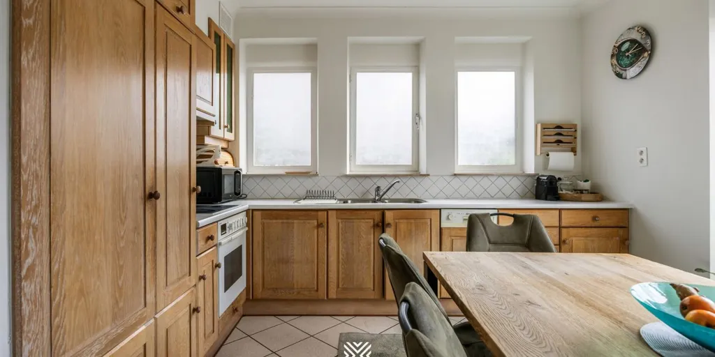 Kitchen - Open Plan House with Garden in Zonhoven