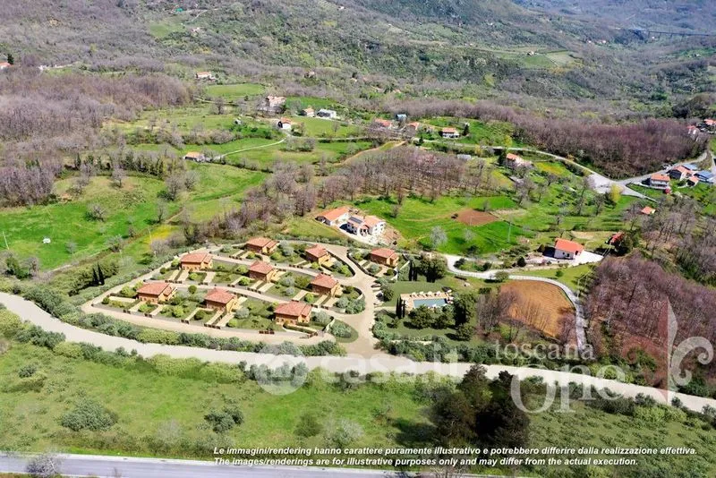 Vista aerea - Appartamento con giardino e terrazza a Trecchina