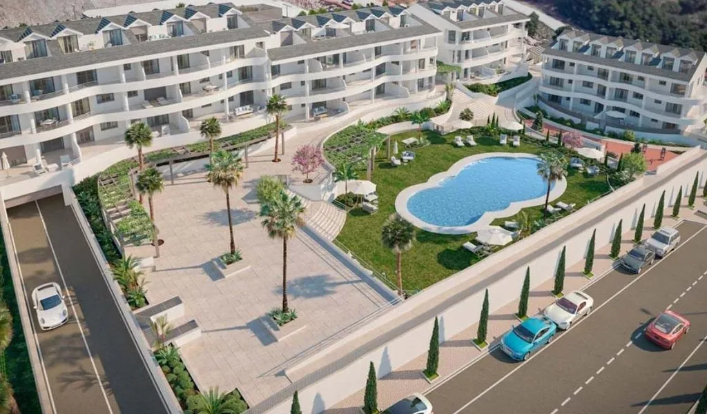 Vue aérienne - Luxury Flat with Sea View in Benalmádena