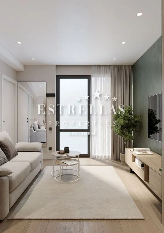 Séjour - Apartment with Pool near Playa de Poniente, Benidorm