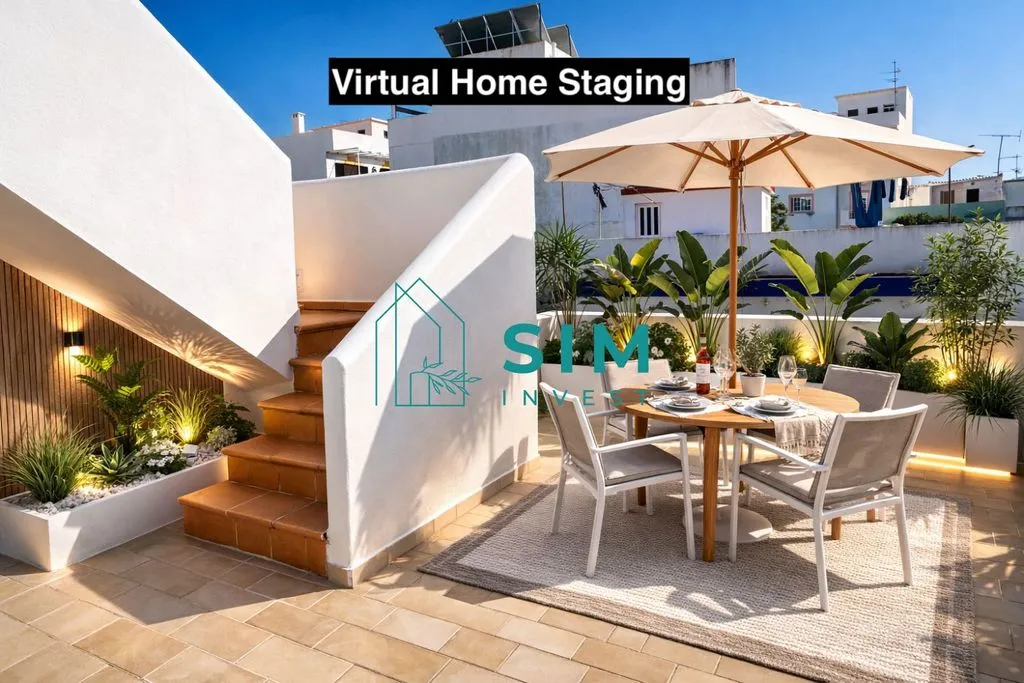 Terrasse - Luxury House with Rooftop Views in Olhão