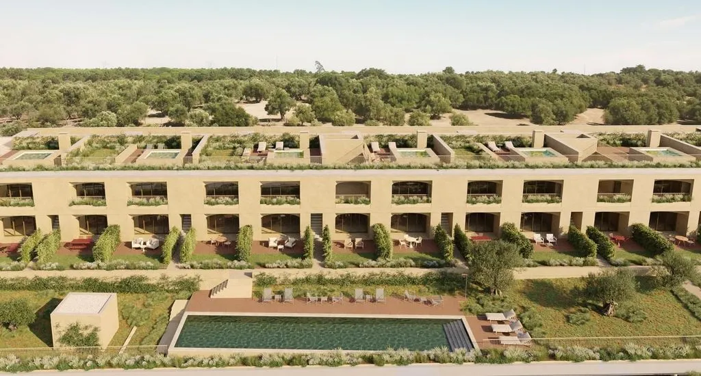 Vue aérienne - New 2-Bed Flat with Pool in Alcácer do Sal