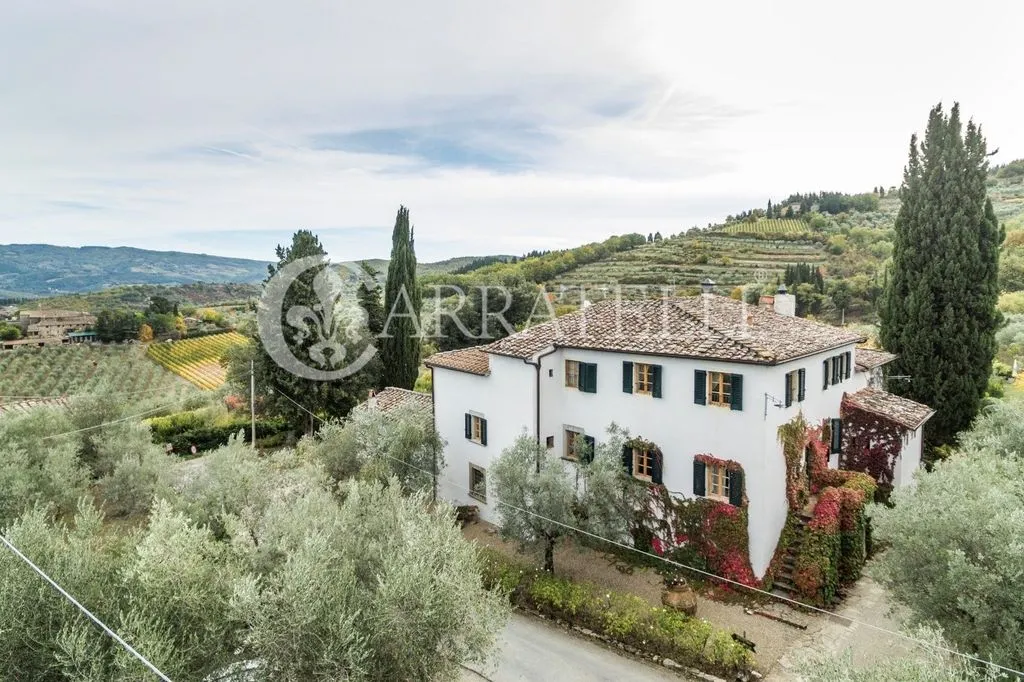 Õhuvaade - Luxury Villa with Pool in Greve in Chianti