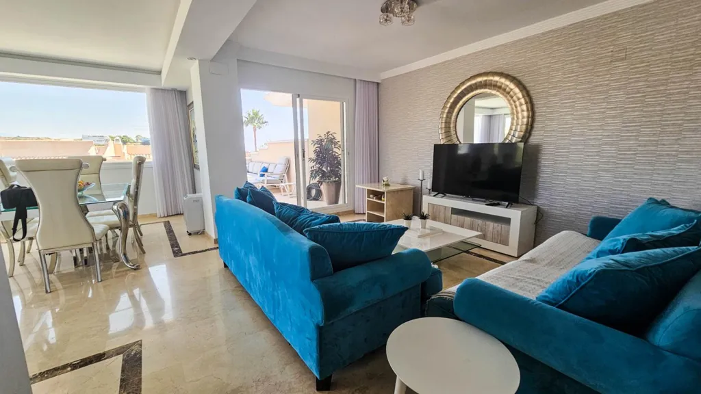 Séjour - Refurbished Semi-Detached with Pool in La Duquesa