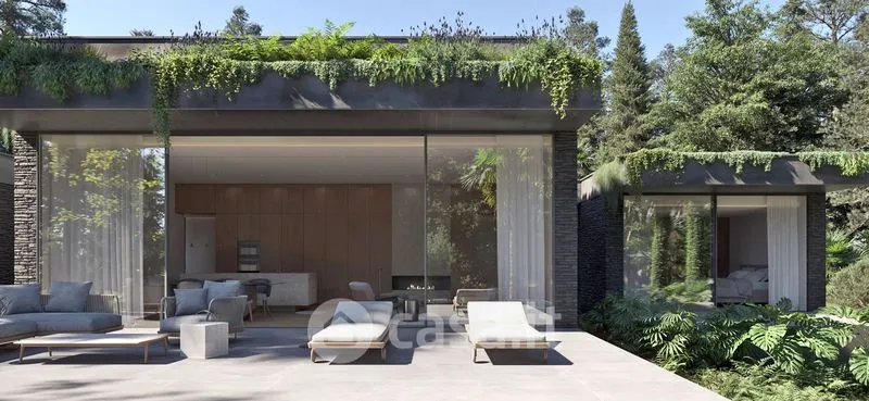Terrace - Modern Villa with Lake View in Verbania