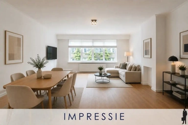 Living Room - Light-Filled Duplex with Garden in Zurenborg