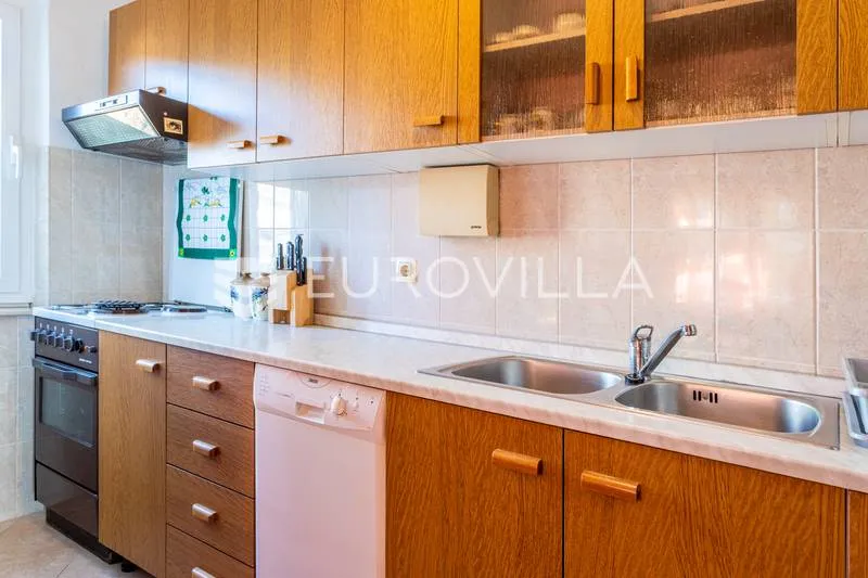 Köök - Two-Bedroom Apartment with Terrace in Trogir