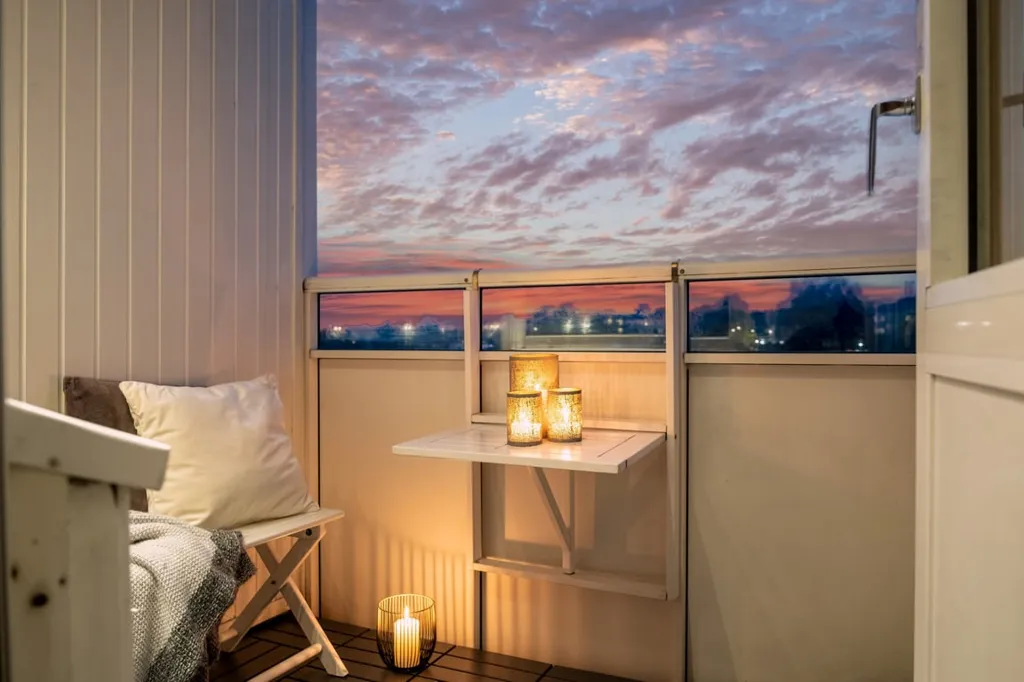 Balcon - Apartment with Balcony and View in Göteborg