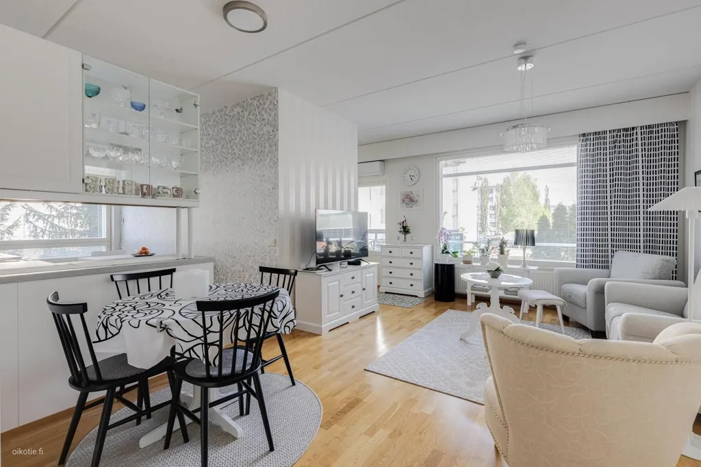 Sala da pranzo - 2-Bedroom Apartment with Sauna in Karjaranta